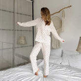 Rahat Uzun Kollu Pamuklu Pijama Takımı Zalle